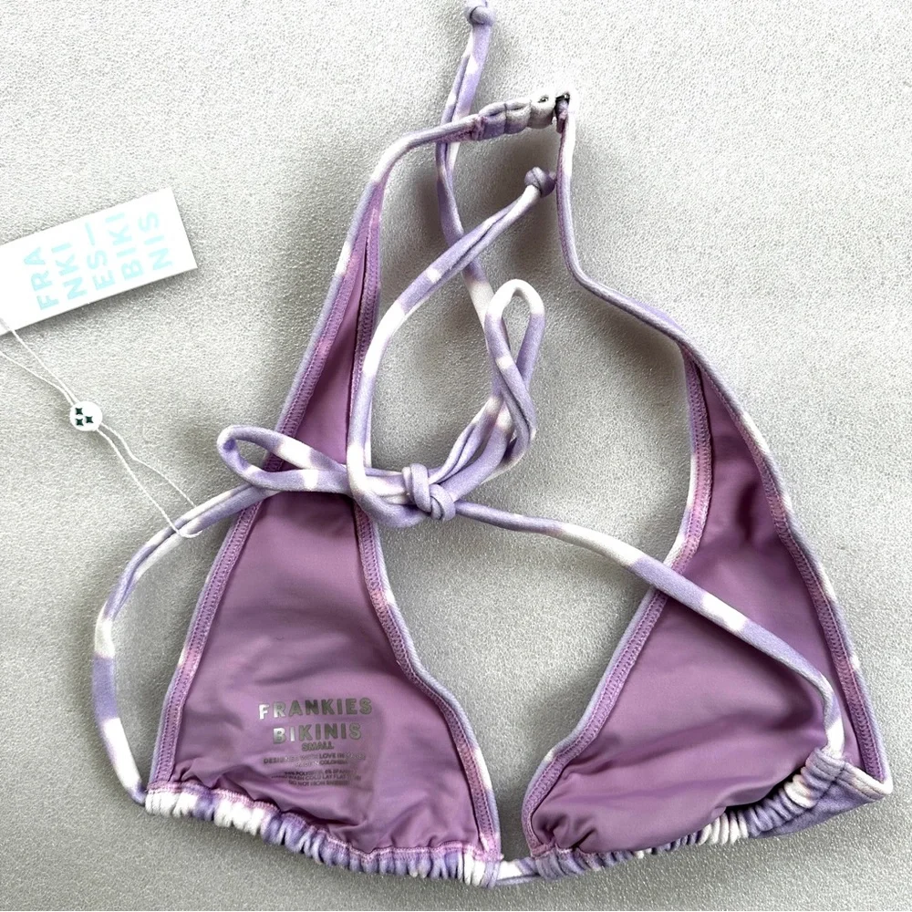 Frankie's Bikinis Terry Moon + Star Bikini Top